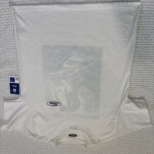 Men's White Graphic T-Shirt